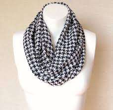 Hounds tooth Infinity scarf